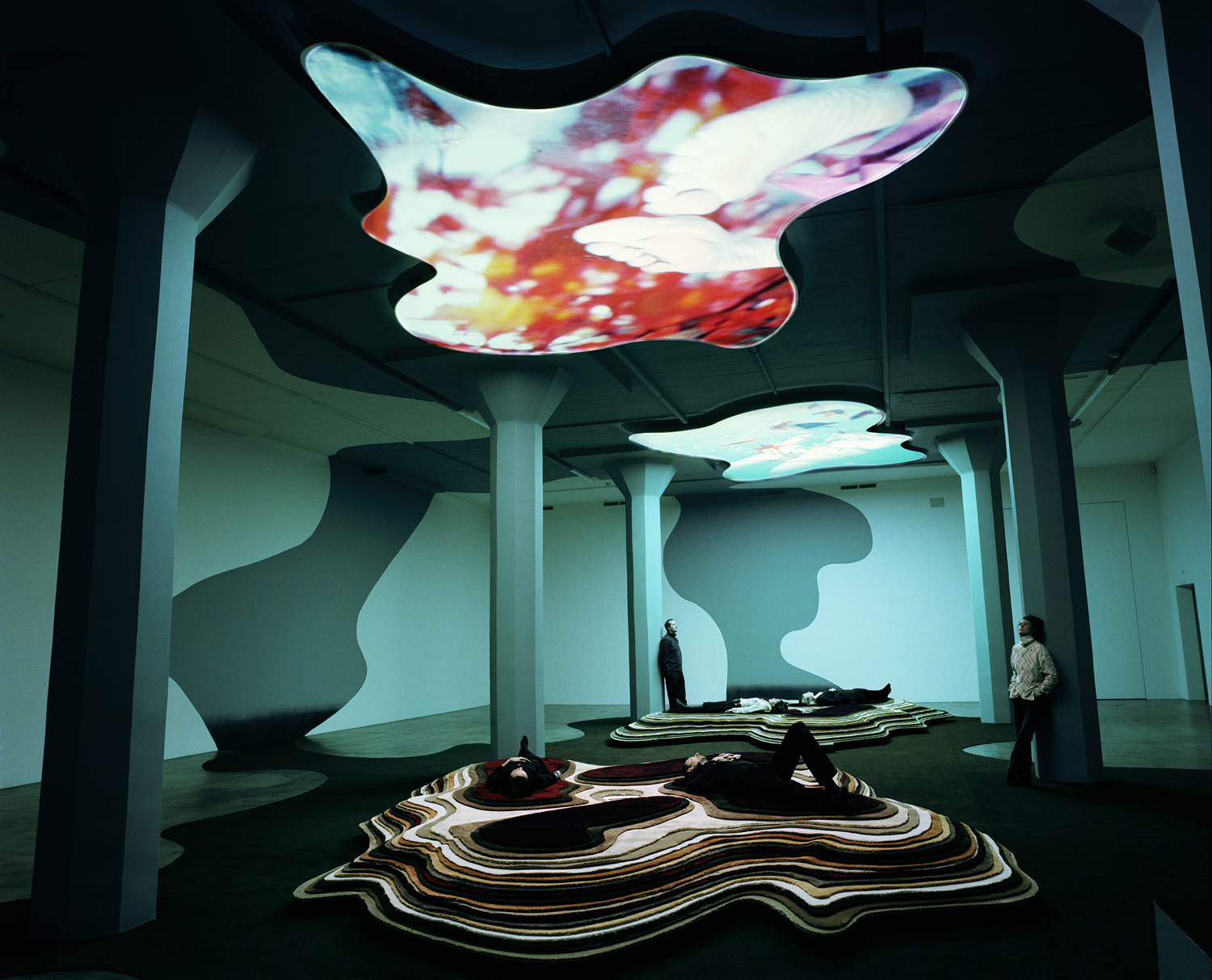 Pipilotti Rist 'Gravity, Be My Friend' installation view, 2007 © Magasin 3